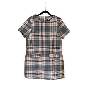 Chic Plaid Sheath Mini Dress by Area Stars - NWT Size Large